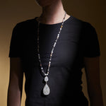 Halskette Camilla grau