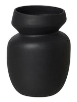 Vase Ania schwarz H16cm