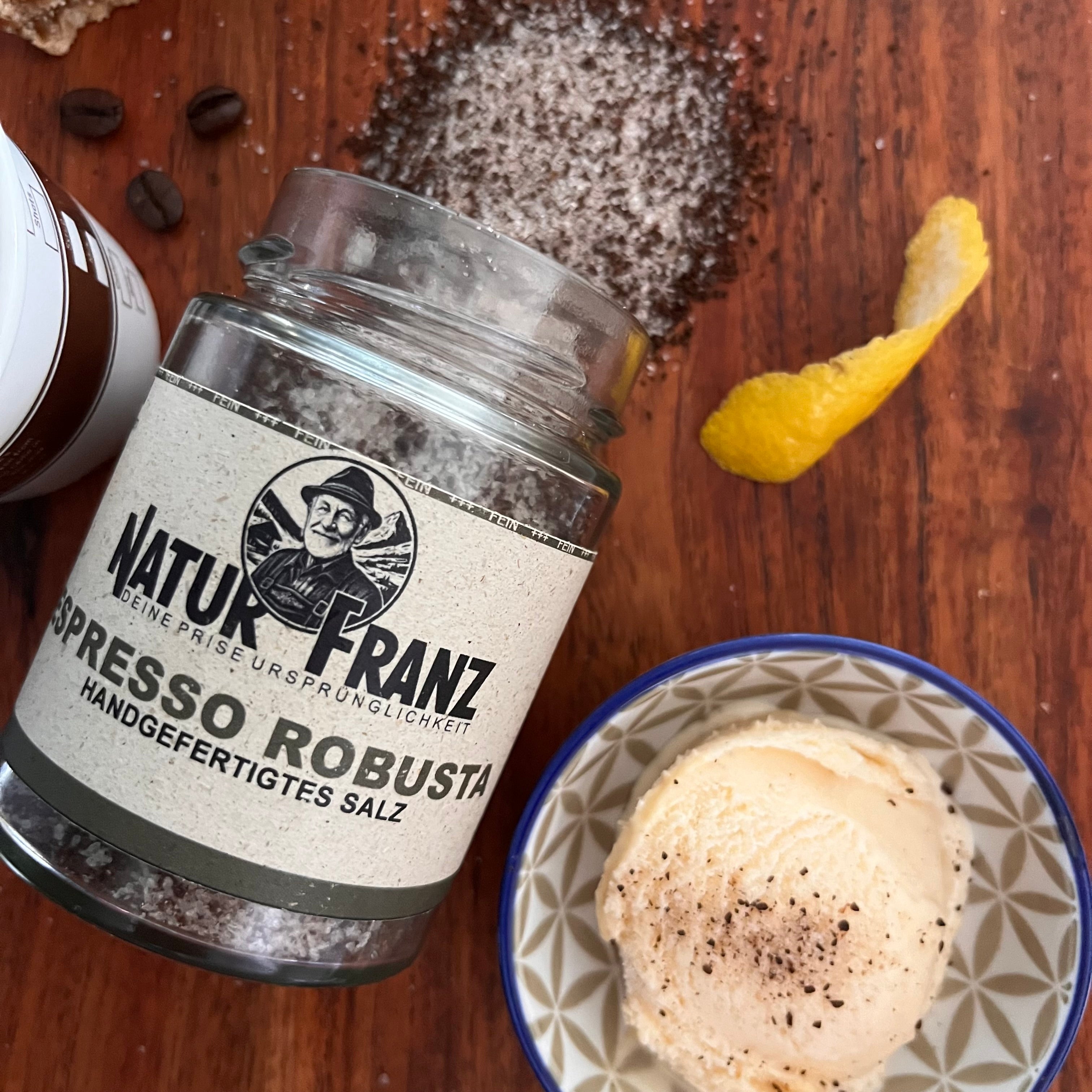 Espresso Robusta - mit feinem Salz