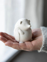 Deko-Igel Rufus weiß