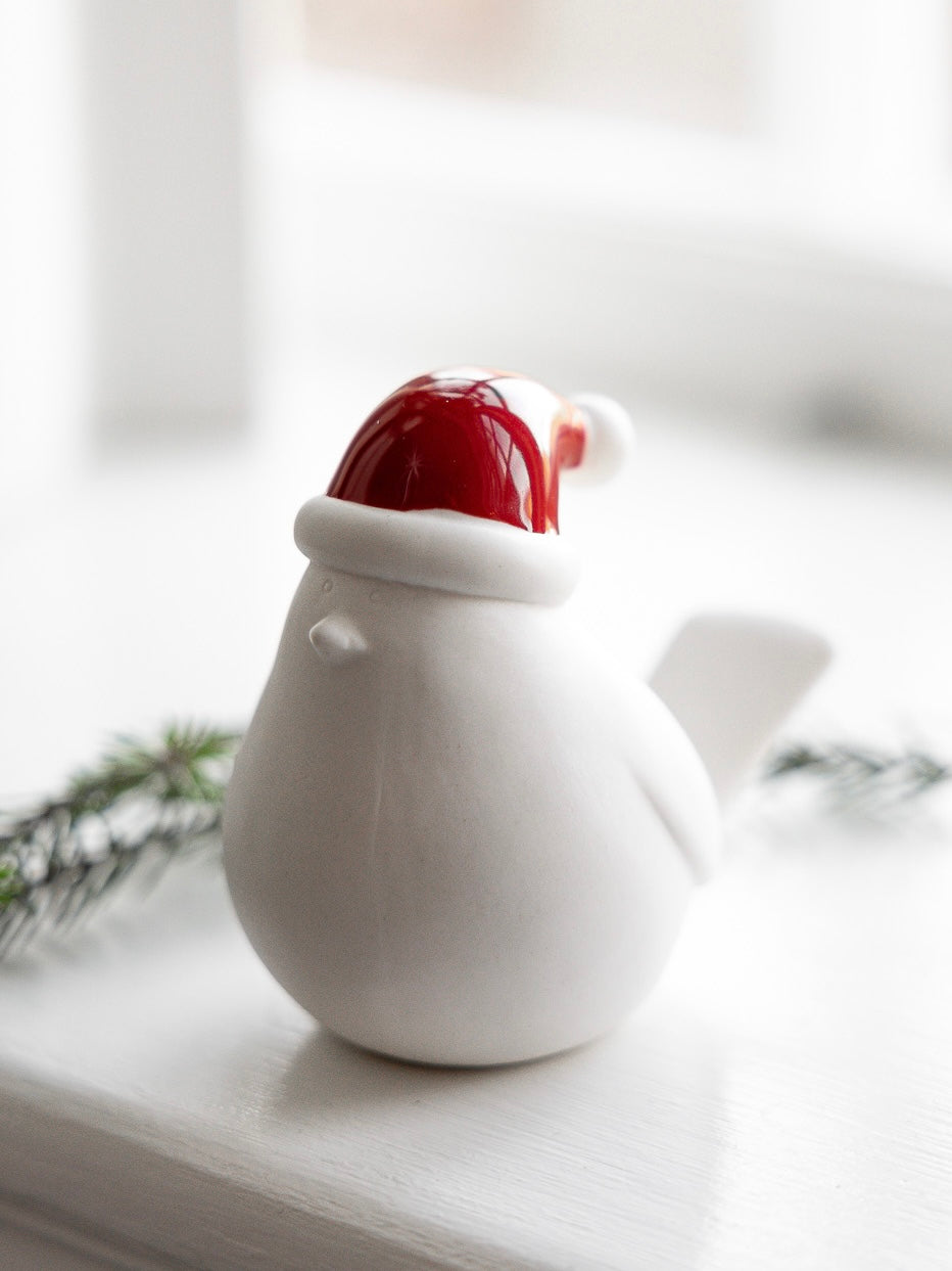 Deko-Vogel Elin rot, in 3 Größen