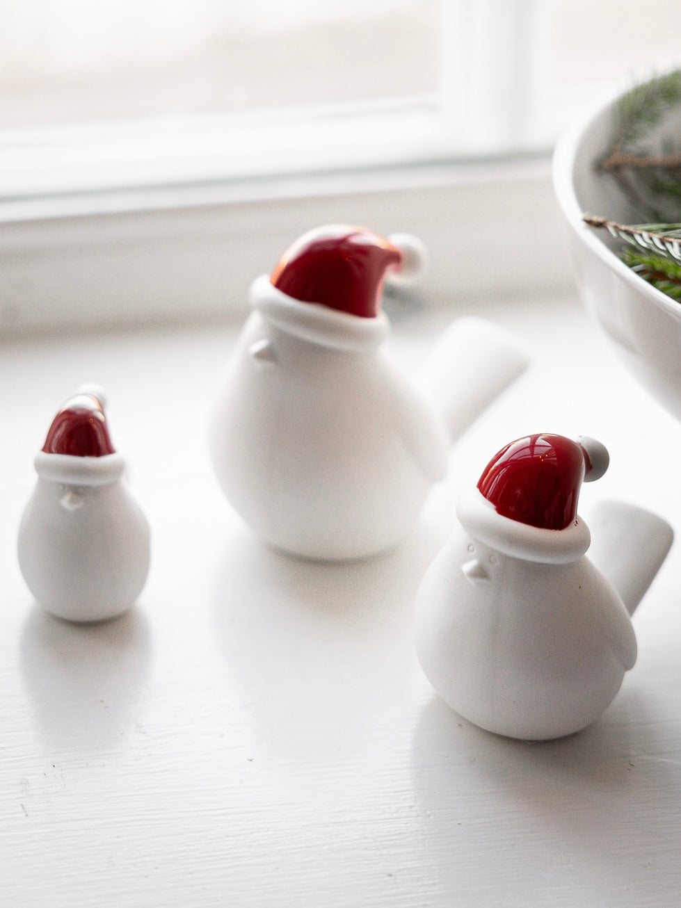 Deko-Vogel Elin rot, in 3 Größen