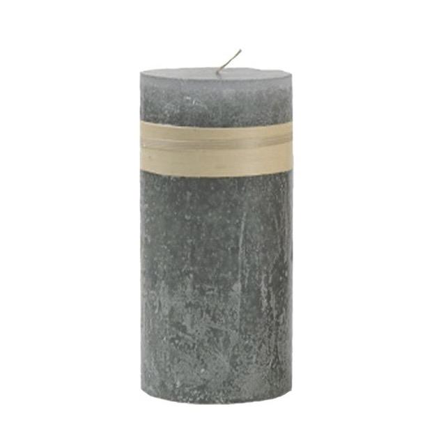 Blockkerze Timber 8x23cm, in vielen Farben