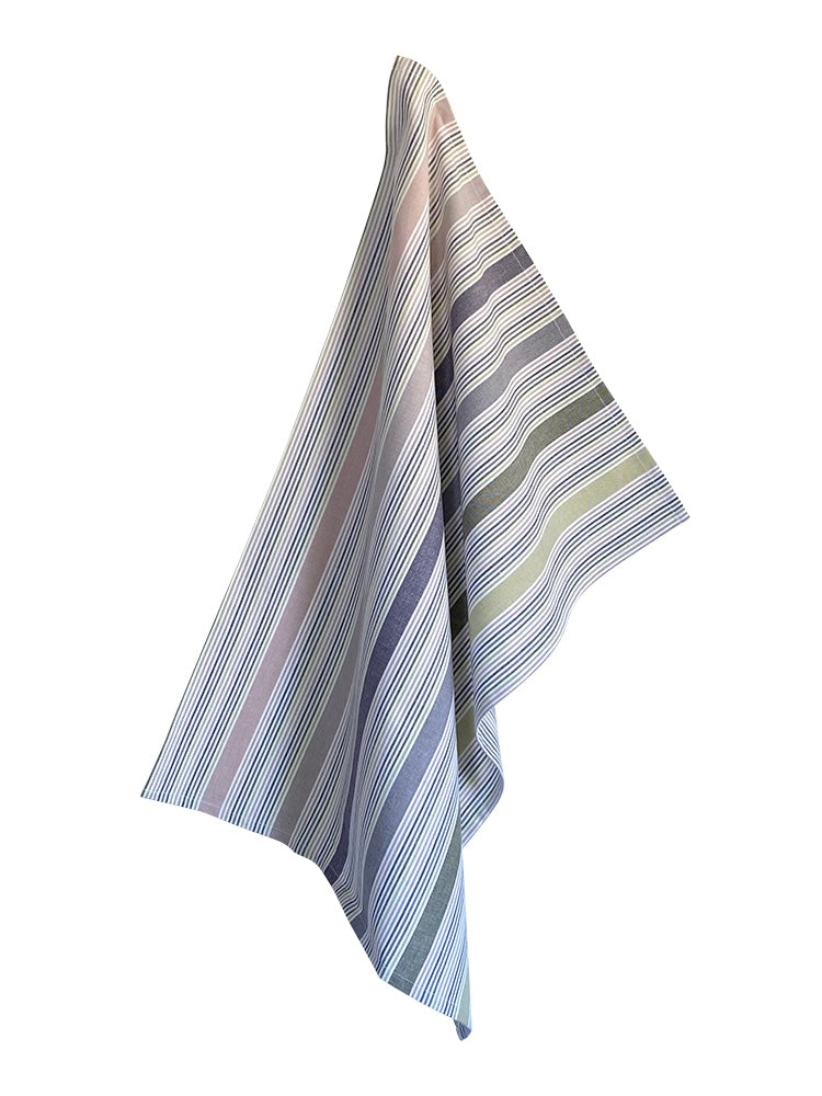 Geschirrtuch Streifen staubiges Pastell Mix