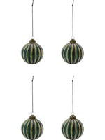 Weihnachtskugel HDFrost grün 8cm