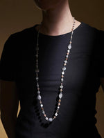 Halskette Livia grau