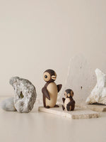 Holzfigur Pinguin Frost