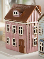 Haus für Teelicht Thorshavn rosé