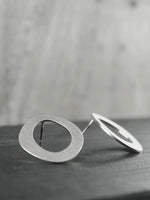 Ohrstecker Alaya organic single Circle, in 2 Farben