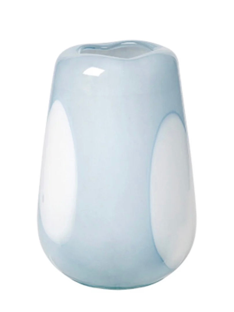 Vase Ada dot hellblau 26cm
