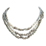 Halskette kurz Gemma grau