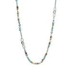 Halskette Gaby aqua