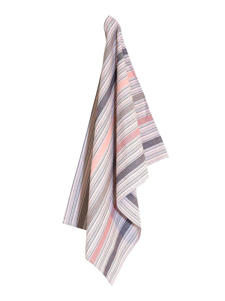 Geschirrtuch Streifen braun Mix