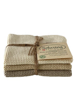 Wischtücher 3er Set helles khaki Kombi