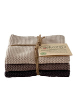 Wischtücher 3er Set natur/warmes grau Kombi