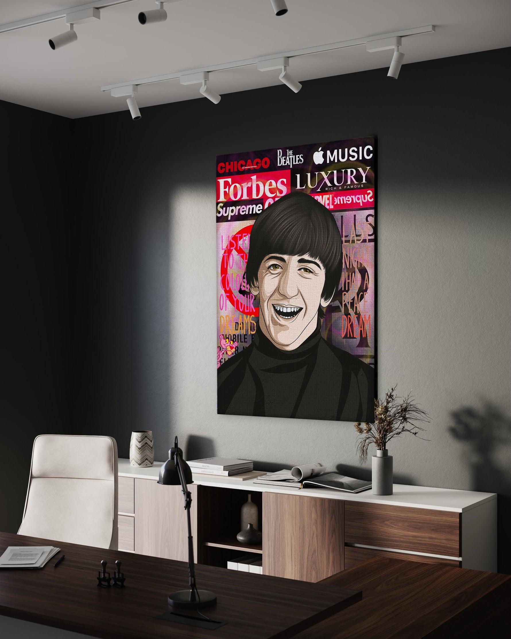 Ringo Starr - Leinwandbild Pop Art