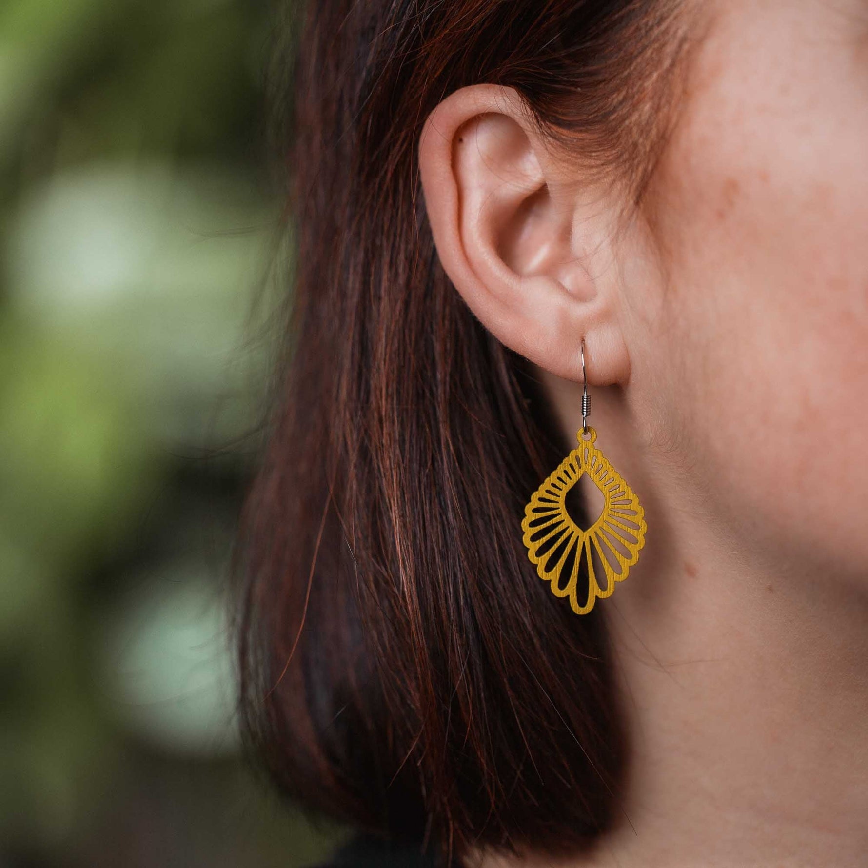 Ohrringe / Ohrhänger aus Holz | Mindful