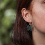 Ohrringe / Ohrhänger aus Holz | Mandala