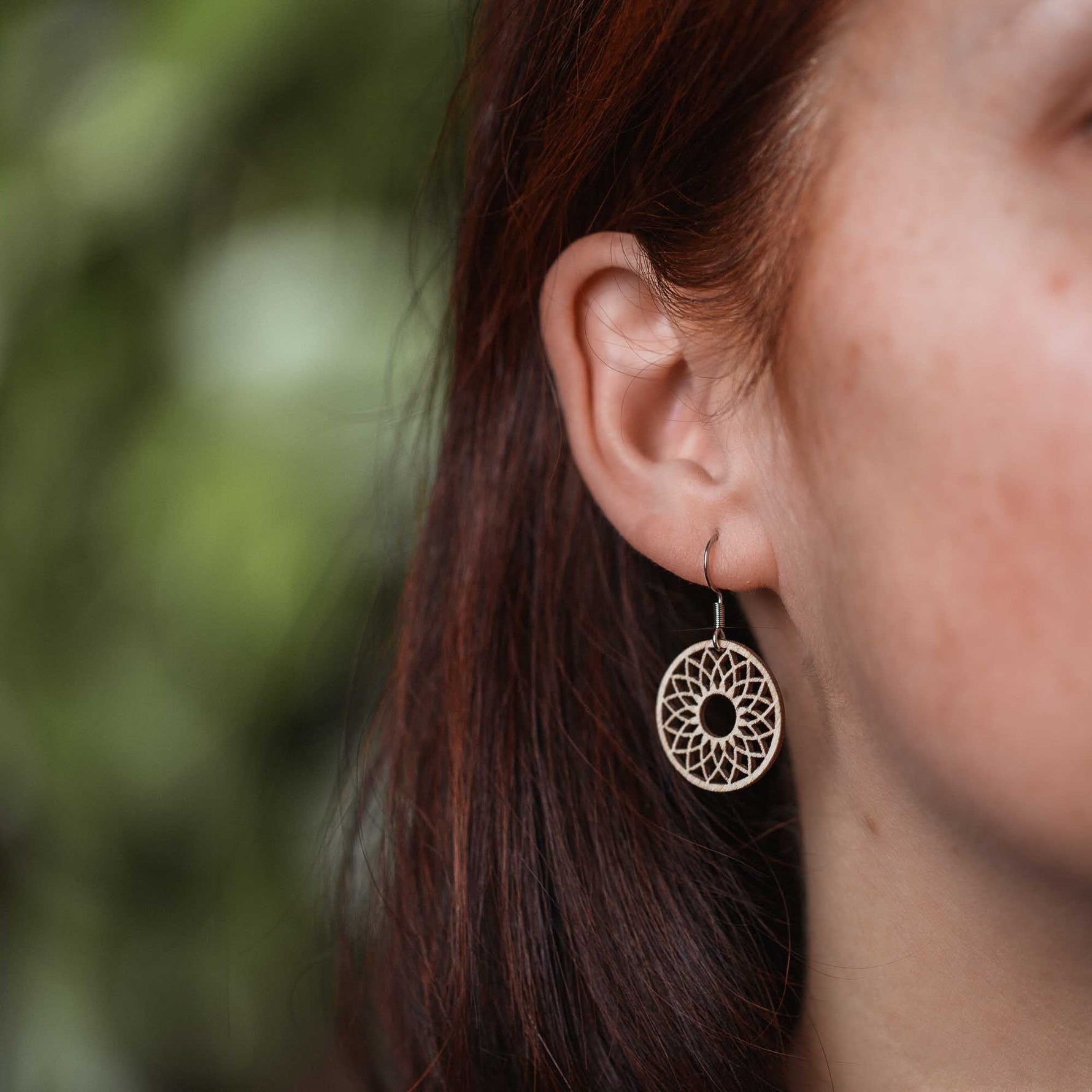 Ohrringe / Ohrhänger aus Holz | Spirit