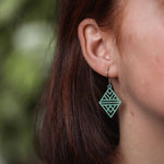 Ohrringe / Ohrhänger aus Holz | Tribal Echo