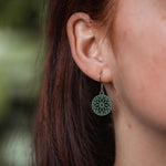 Ohrringe / Ohrhänger aus Holz | Sunwheel