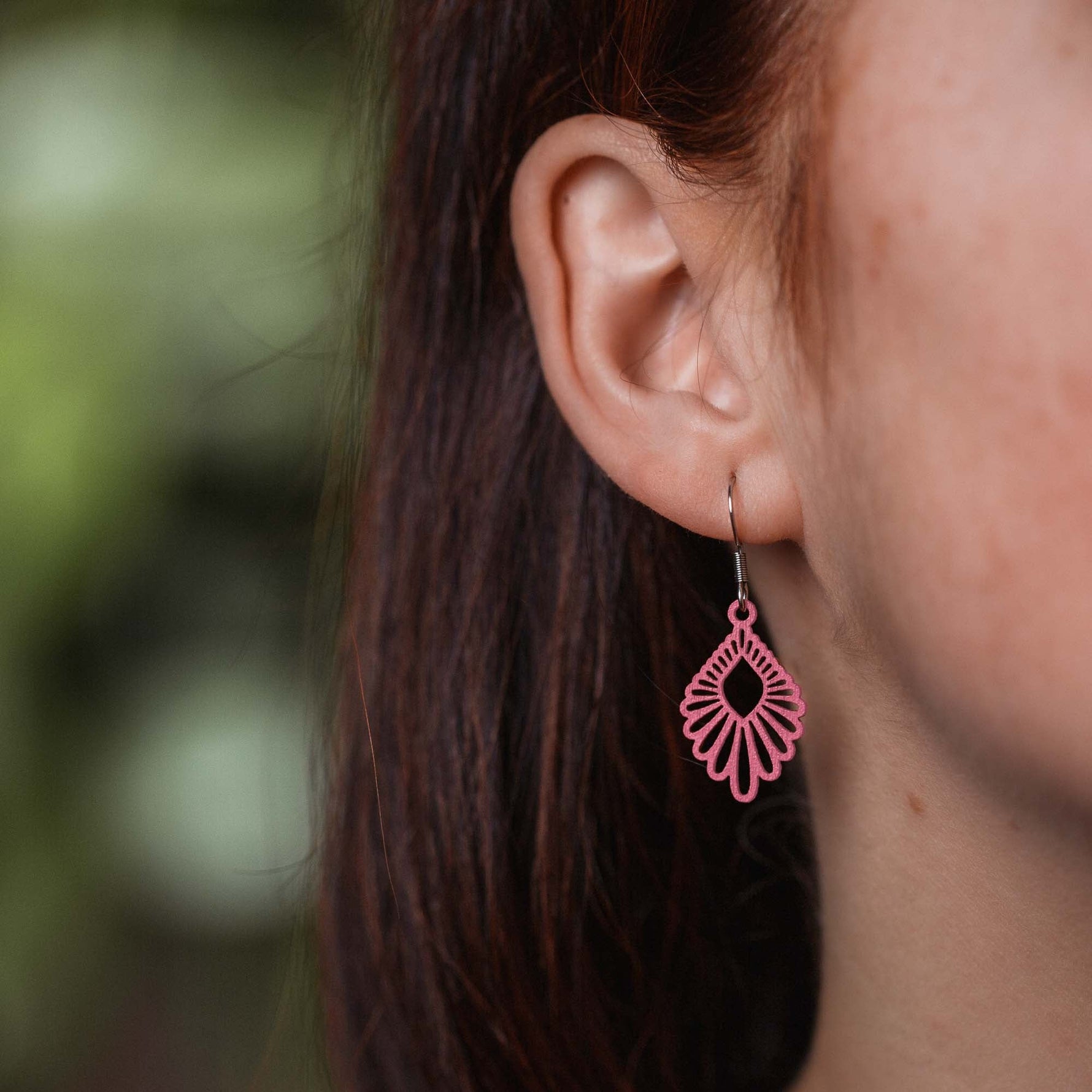 Ohrringe / Ohrhänger aus Holz | Mindful mini