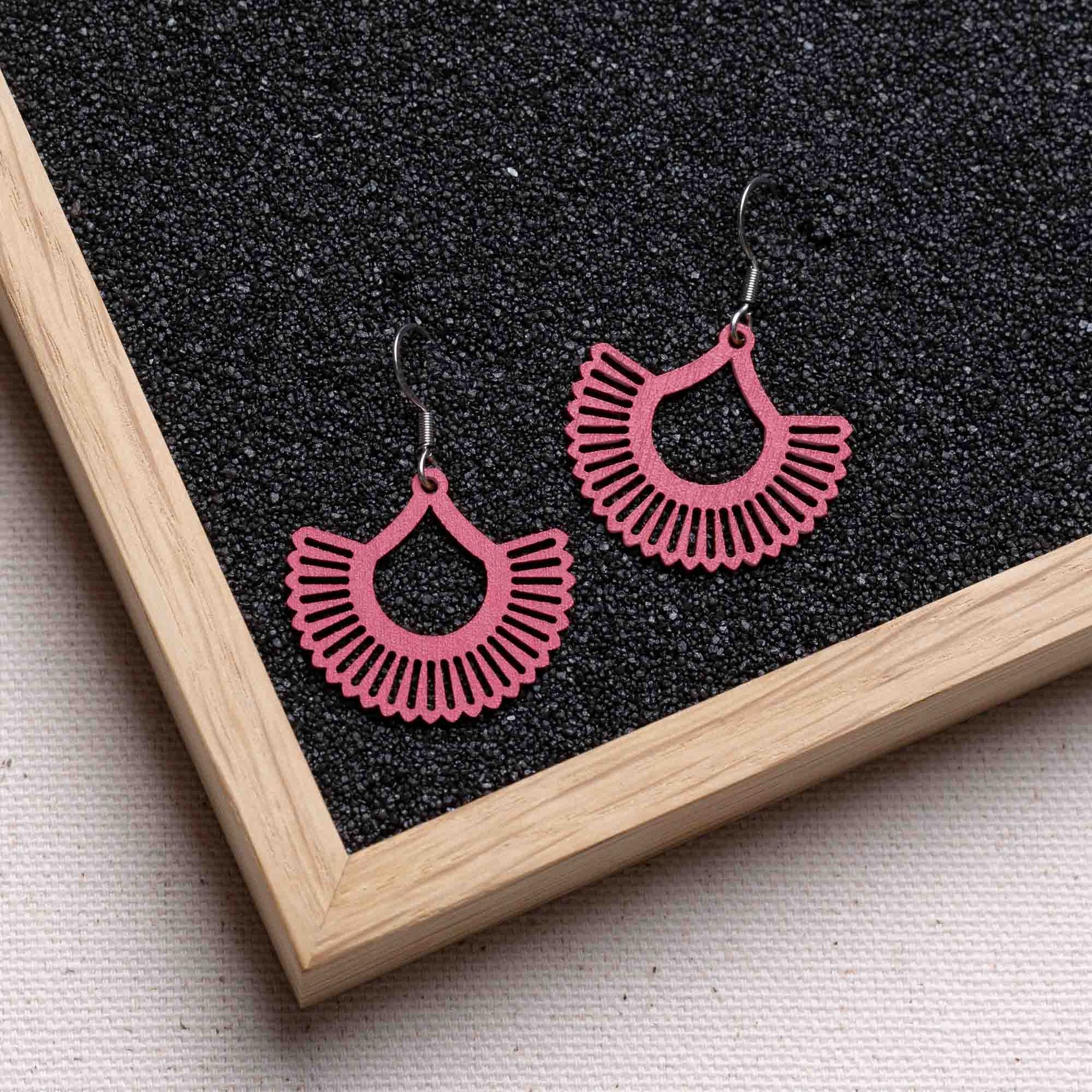 Ohrringe / Ohrhänger aus Holz | Boho