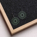 Ohrringe / Ohrhänger aus Holz | Flower