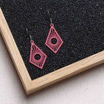 Ohrringe / Ohrhänger aus Holz | Sunrise