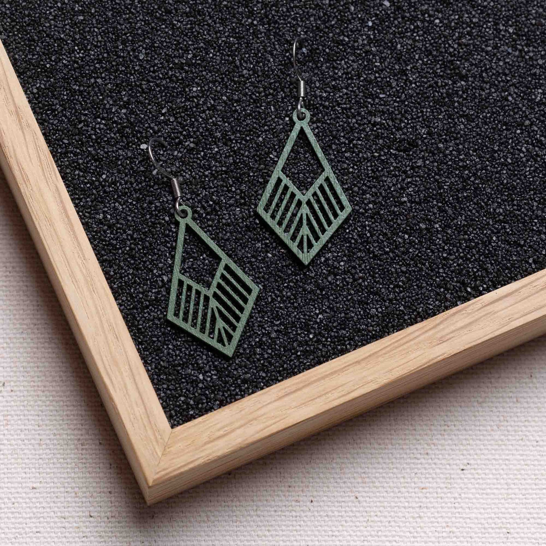 Ohrringe / Ohrhänger aus Holz | Tribe