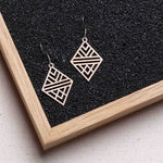 Ohrringe / Ohrhänger aus Holz | Tribal Echo