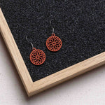 Ohrringe / Ohrhänger aus Holz | Sunwheel