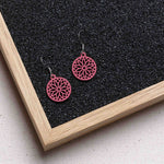 Ohrringe / Ohrhänger aus Holz | Sunwheel