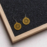 Ohrringe / Ohrhänger aus Holz | Sunwheel