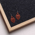 Ohrringe / Ohrhänger aus Holz | Leaf