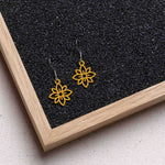 Ohrringe / Ohrhänger aus Holz | Flower mini