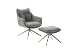 PARKER Loungesessel inkl. Hocker