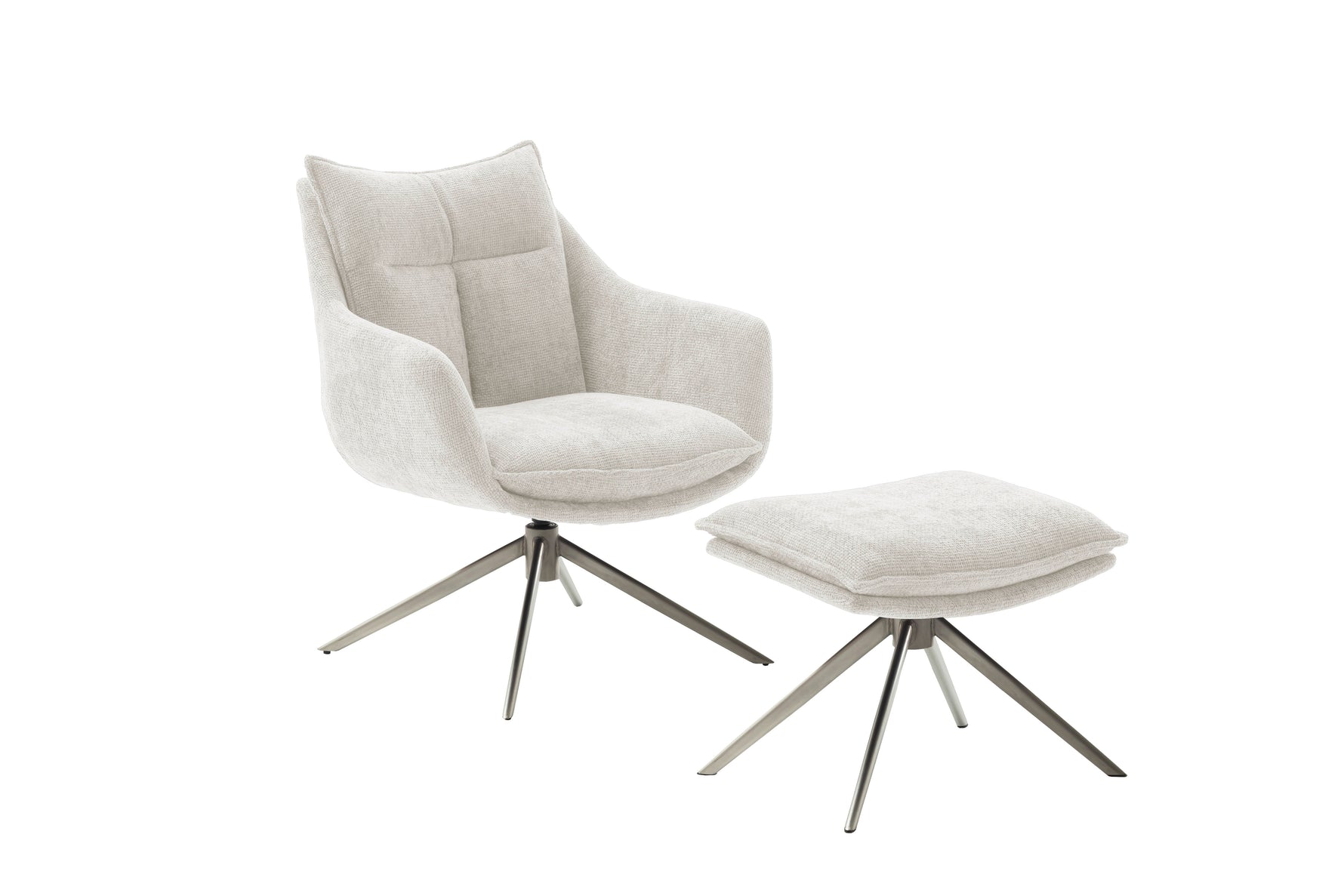 PARKER Loungesessel inkl. Hocker
