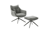 PARKER Loungesessel inkl. Hocker