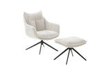 PARKER Loungesessel inkl. Hocker
