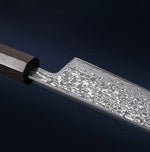 TURWHO Kiritsuke Damastmesser 7 Zoll - 17,8 cm | 73-Lagen Damaststahl