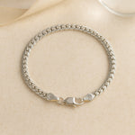 Armband aus 925er Sterling-Silber, Gliederarmband