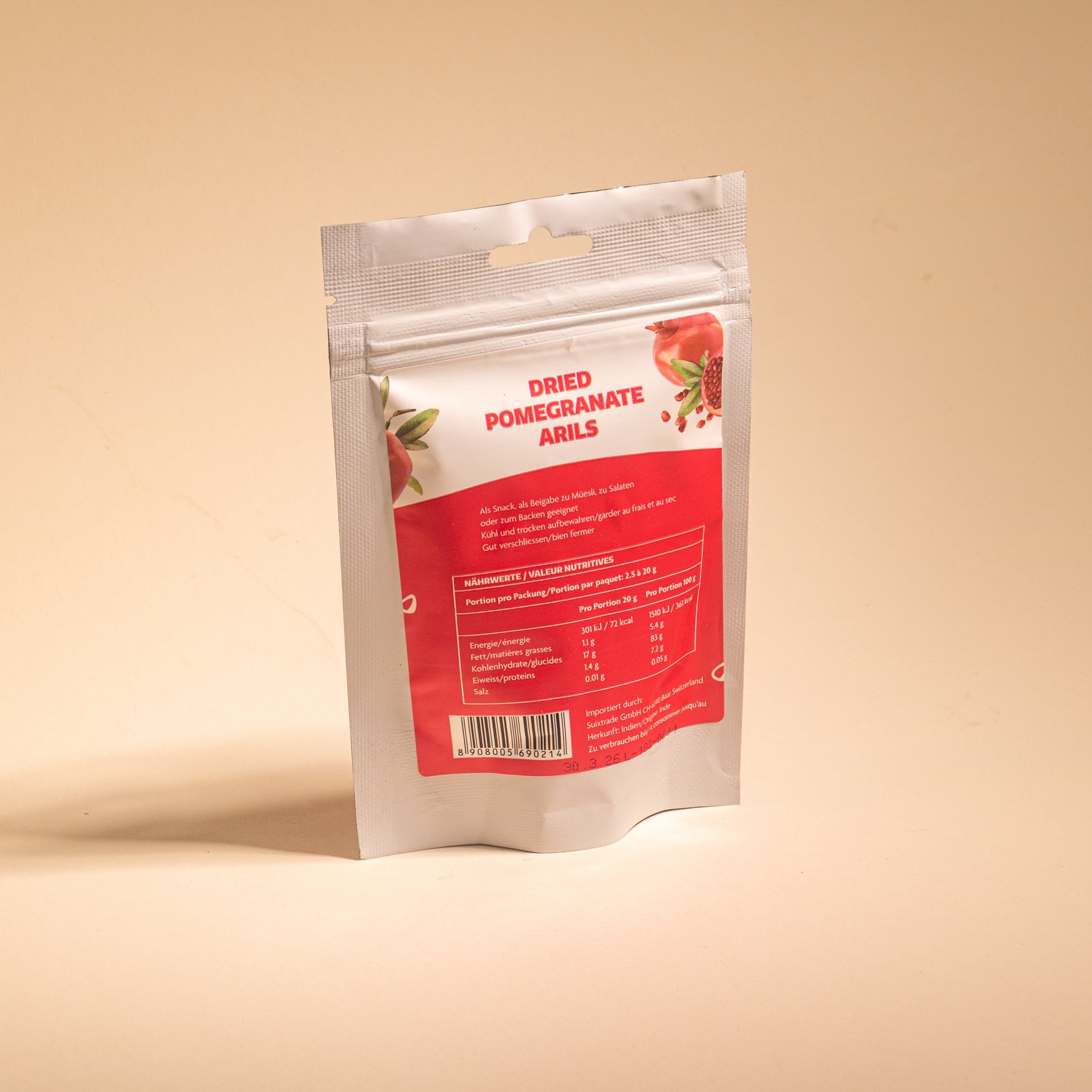 Granatapfelkerne, getrocknet