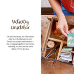 Ziegelform mit 4 Fächern