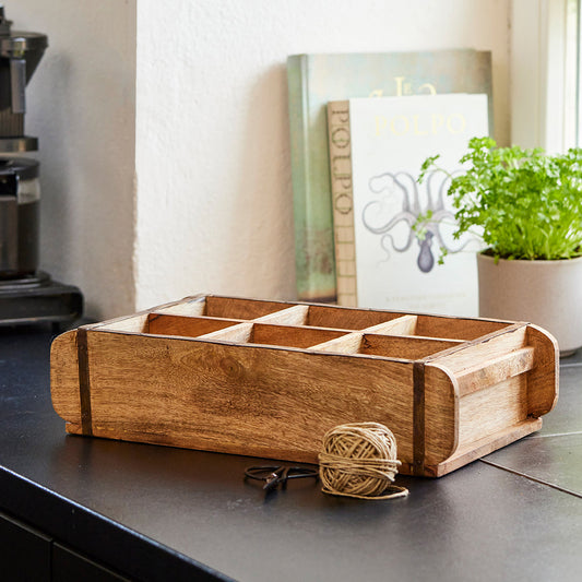 Ziegelform mit 6 Fächern