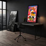 Badass Karl - Leinwandbild Pop Art