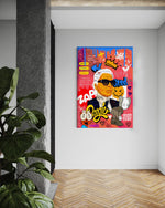 Badass Karl - Leinwandbild Pop Art