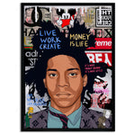 Basquit - Leinwandbild Pop Art