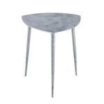 Beistelltisch - Metall Dekotisch - Alster - 40x45x40 cm dreieckig - Aluminium -