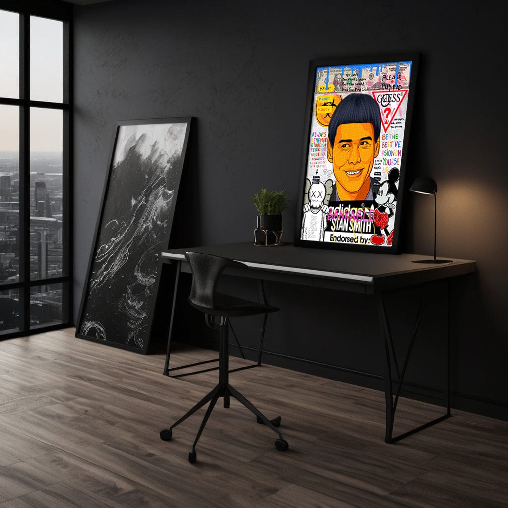 Carrey - Leinwandbild Pop Art